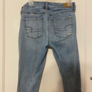 American eagle ripped super stretch jeggings